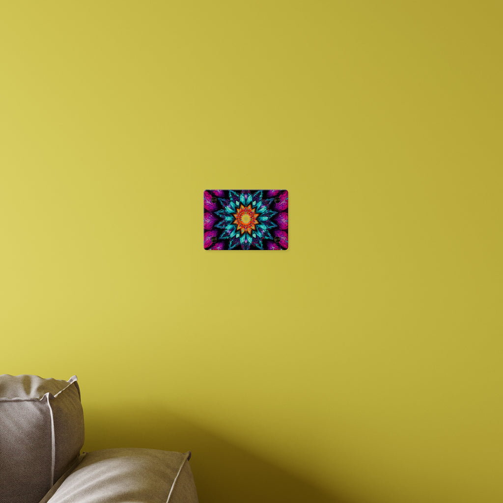 Vibrant Mandala Acrylic Wall Art Panel — Colorful Boho Home Décor