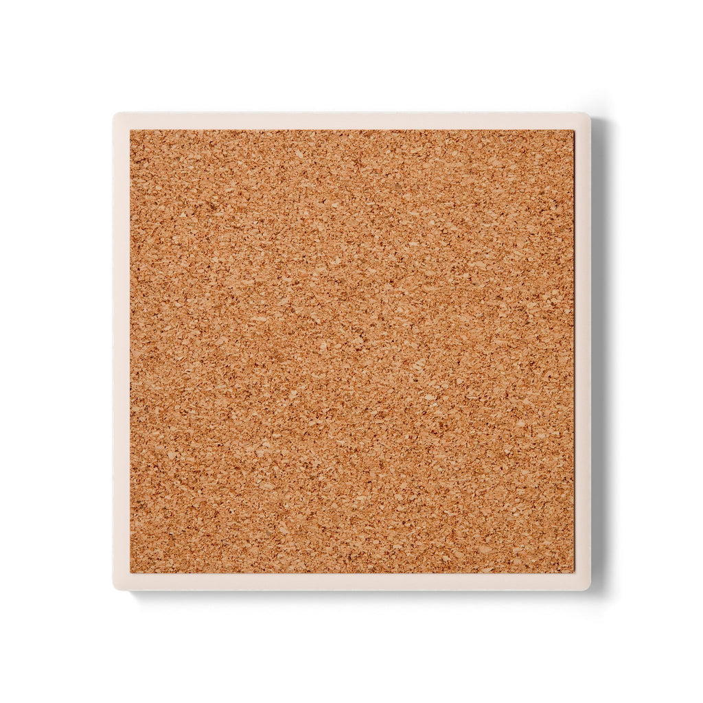 Sous-verre en céramique portrait de sorcière violette mystique – Tapis de boisson fantaisie gothique