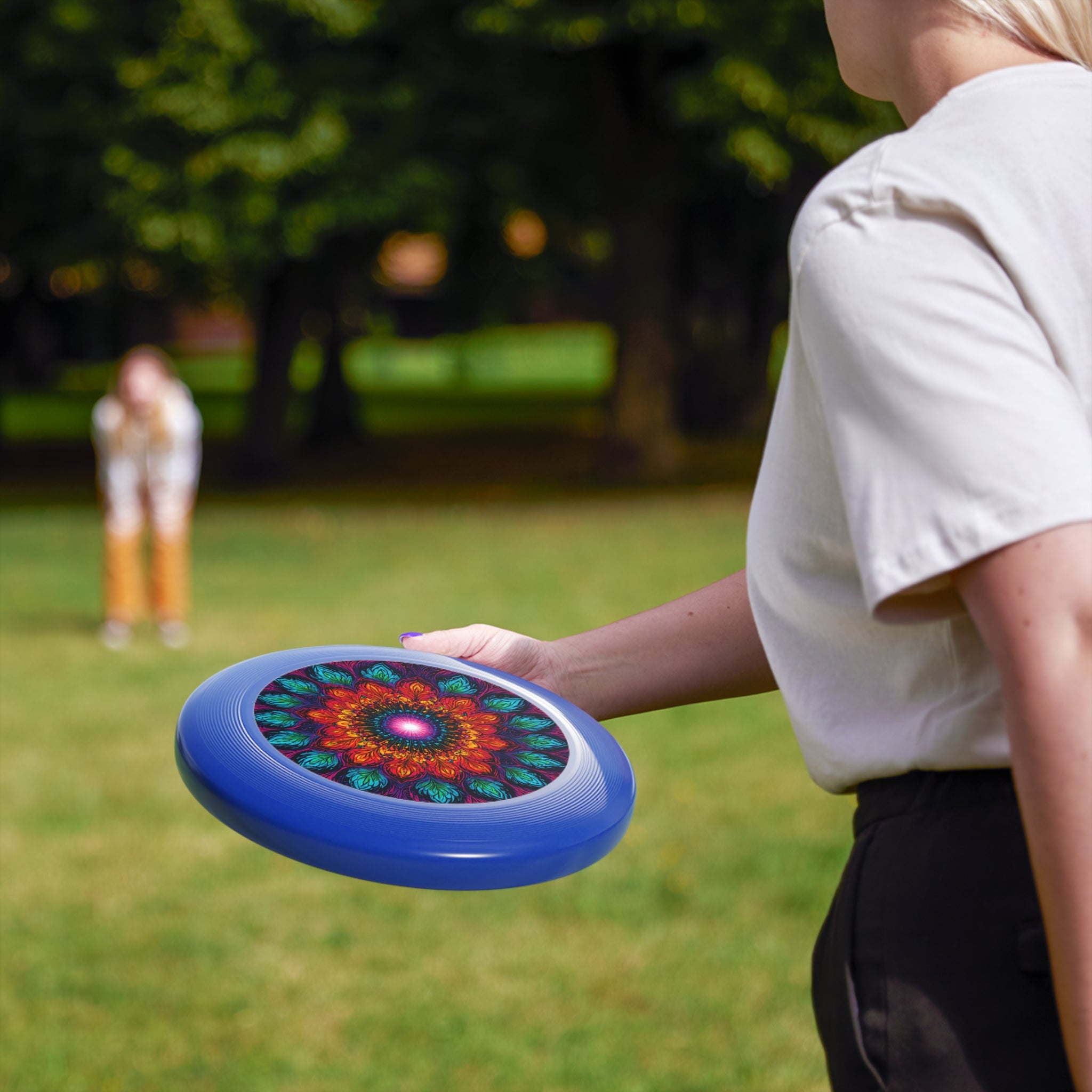 Frisbee — Vibrant Mandala Flying Disc (Colorful Boho Outdoor Toy)
