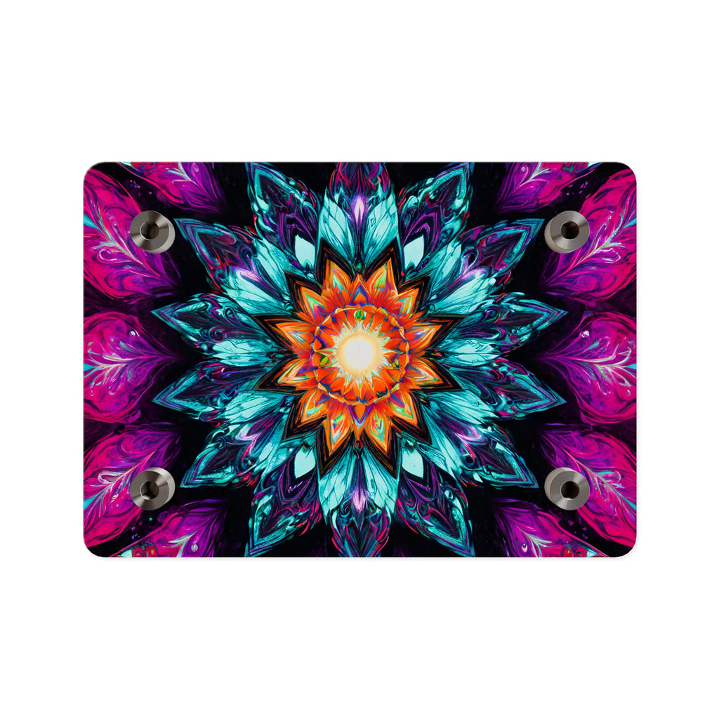 Vibrant Mandala Acrylic Wall Art Panel — Colorful Boho Home Décor