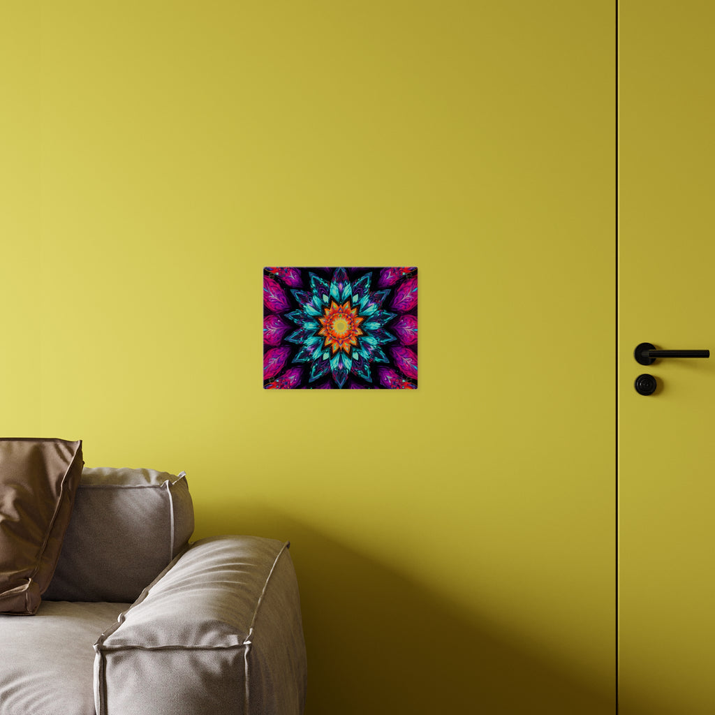 Vibrant Mandala Acrylic Wall Art Panel — Colorful Boho Home Décor