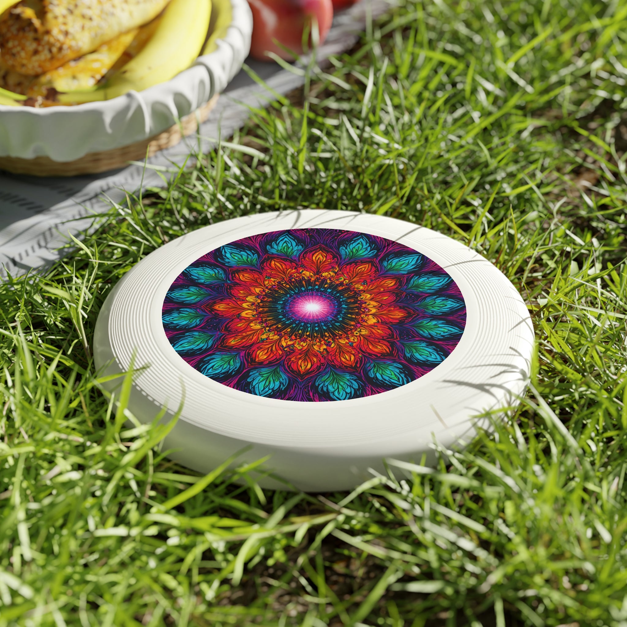Frisbee — Vibrant Mandala Flying Disc (Colorful Boho Outdoor Toy)