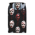 Horror Mask Drawstring Sack — Bloody Mask Pattern Halloween Gift Bag