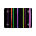 Neon Stripe Acrylic Wall Panel – Colorful Modern LED Light Art